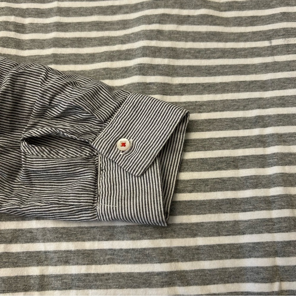 ANTHROPOLOGIE Postmark Conductor Stripe Top - Picture 8 of 11